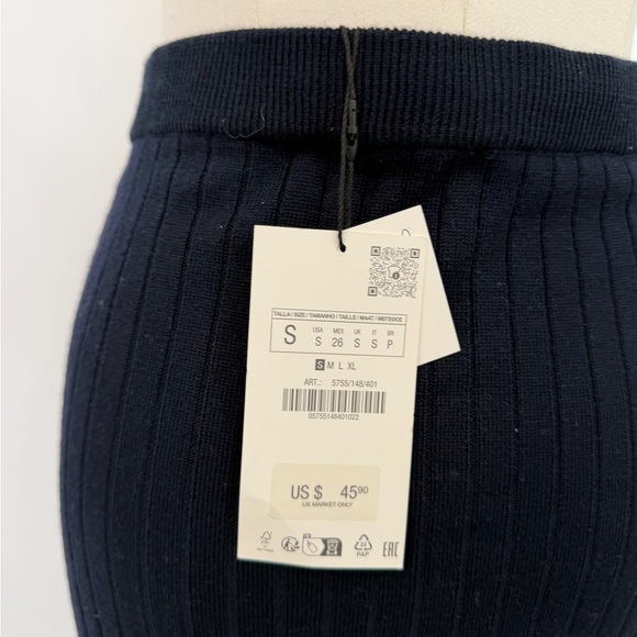NWT Zara Knit Maxi Skirt - Picture 3 of 4